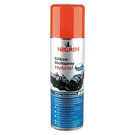 Nigrin  Sprej s lubrikantom od silikona Hybrid