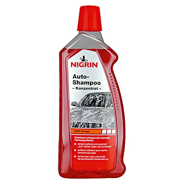 Nigrin Koncentrat šampona za automobile - 1 l, Miris naranče