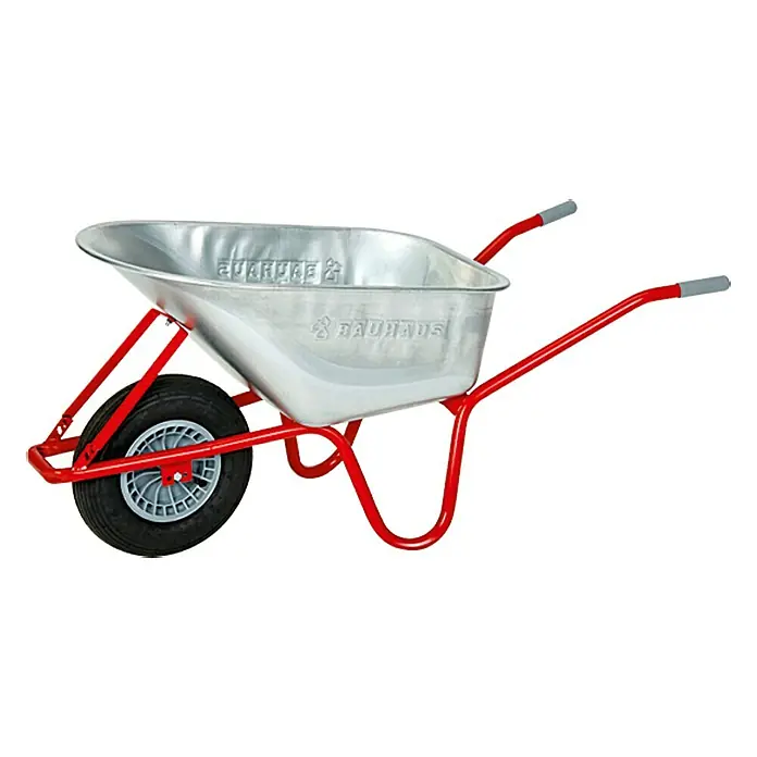 Bauschubkarre TS120-KT - 120 l, Material Wanne: Stahl
