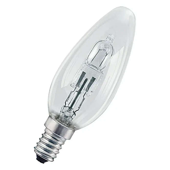 Osram Bombilla halógena Eco Pro Classic B - 42 W, E14, 1 ud., Blanco cálido - Vista frontal