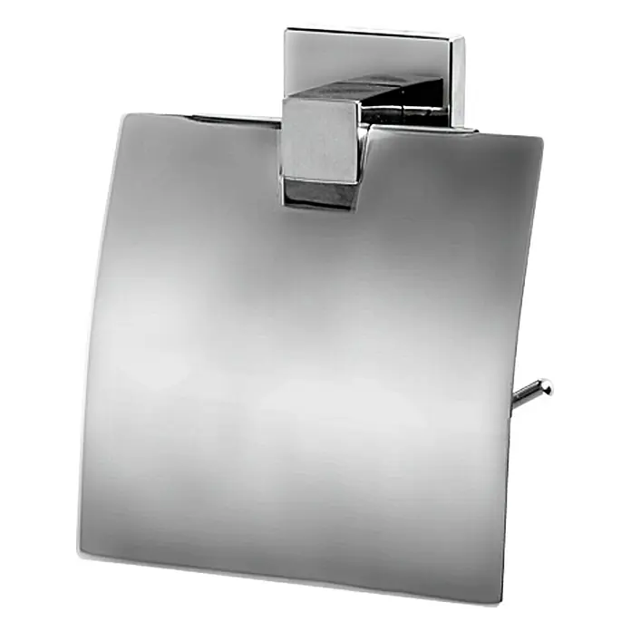 Venus Salmo Toilettenpapierhalter - Mit Deckel, Edelstahl, Glänzend