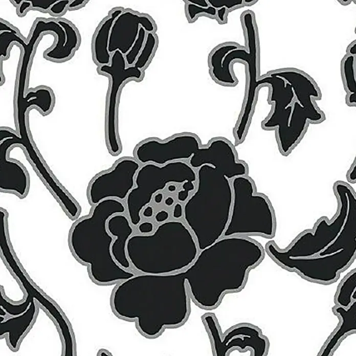Komar Dekosticker - Tiffany, Schwarz - Vorderansicht