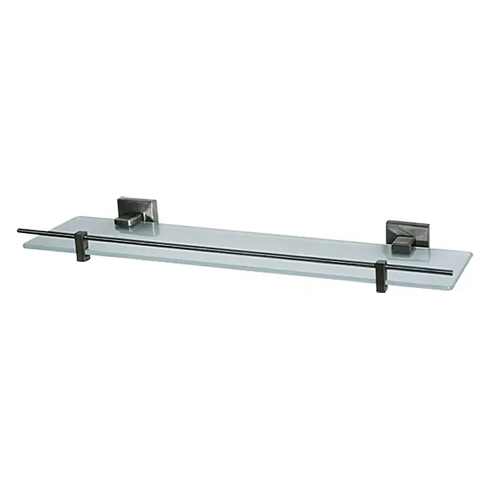 Venus Nemo Glasablage - Breite: 50 cm, Edelstahl, Gebürstet