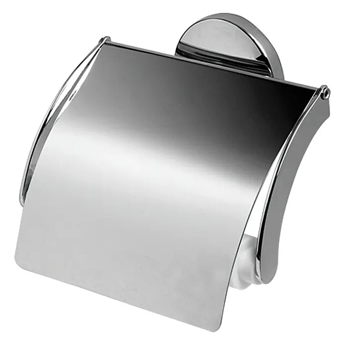 Venus Marina Toilettenpapierhalter - Mit Deckel, Chrom, Glänzend