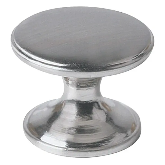 Möbelknopf - Ø x H: 33 x 27 mm, Sonstige, Vernickelt, Nickel