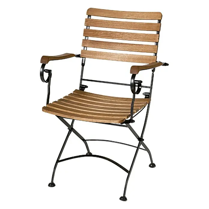 Sunfun Moni Vrtna stolica - Širina: 57 cm, Akacija, S naslonom za ruke