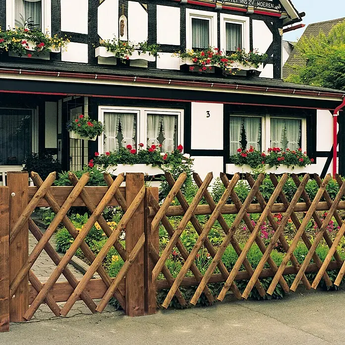 Drvena rastezljiva ograda (Jägerzaun) - 250 x 80 cm