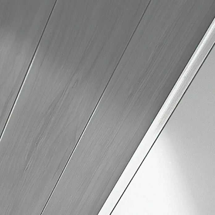 LOGOCLIC Pokrivna lajsna Bijela strukturirana - 2,6 m x 25 mm x 6 mm - Detaljan prikaz