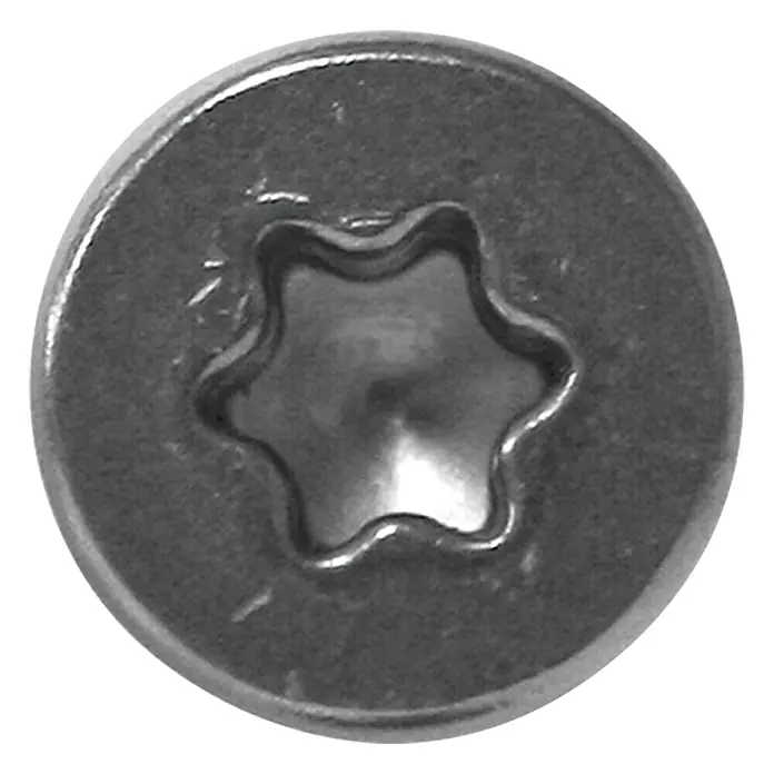 Profi Depot Balkonbrett-Bohrschraube A2 TX - Durchmesser: 4,8 mm, Länge: 38 mm, Gehärteter Edelstahl rostfrei