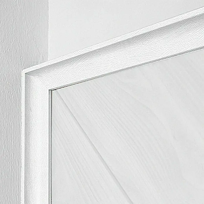 LOGOCLIC Užljebljena kutna lajsna Bijela strukturirana - 2,6 m x 22 mm x 22 mm - Živopisni prikaz