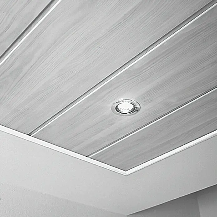LOGOCLIC Polukružna kutna lajsna Bijela strukturirana - 2,6 m x 12 mm x 12 mm, Polukružna - Živopisni prikaz