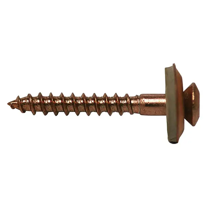 Profi Depot Spenglerschraube A2 - Antriebsgröße: TX 15, Länge: 35 mm, Verkupfert, 100 Stk.