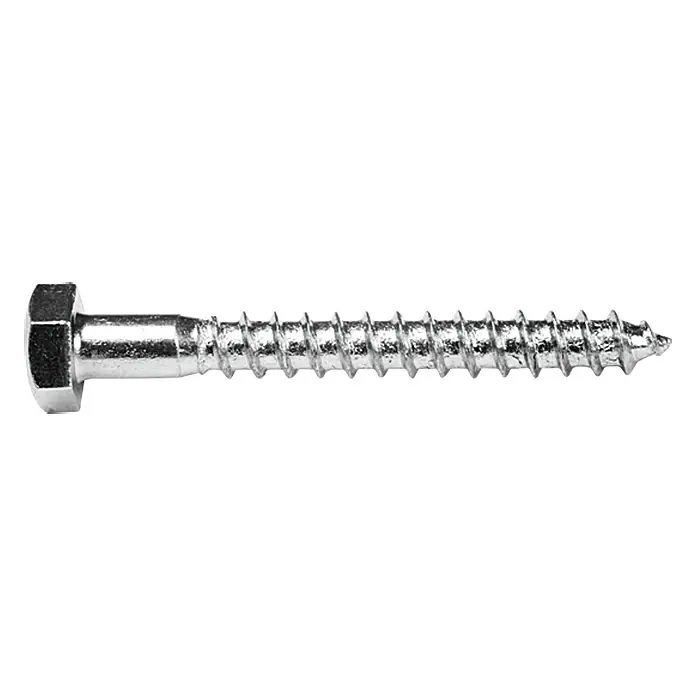 Profi Depot Sechskant-Holzschraube A2 - Ø x L: 8 x 40 mm, 50 Stk., Edelstahl