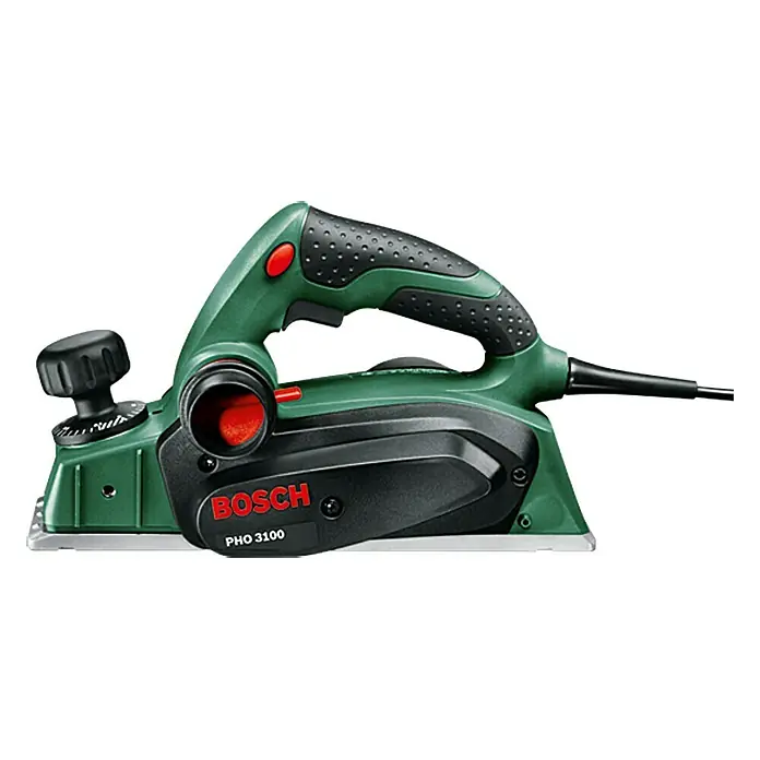 Bosch Handhobel PHO 3100 - 750 W, Hobeltiefe: 0 mm - 3,1 mm, 16.500 U/min - Vorderansicht
