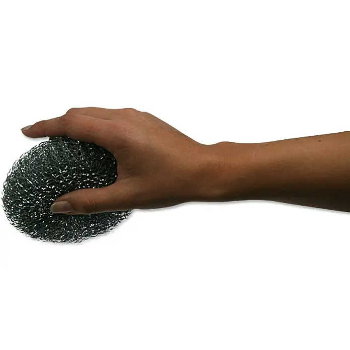 Topfreiniger - Durchmesser: 8 cm, Metall - Linke Seitenansicht