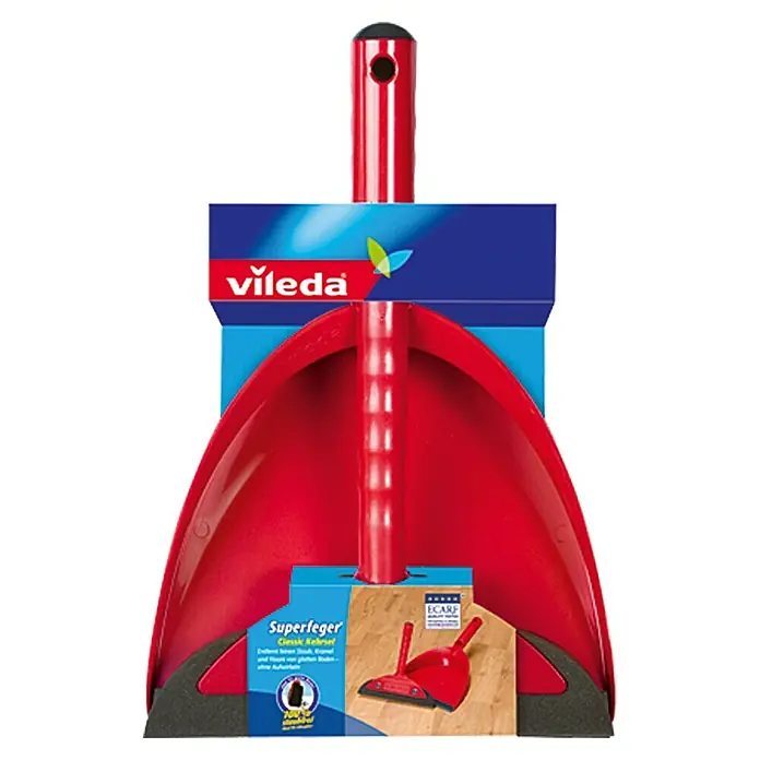 Vileda Superfeger Kehr-Set Classic - Material Besenkopf: Mikroschaum - Vorderansicht