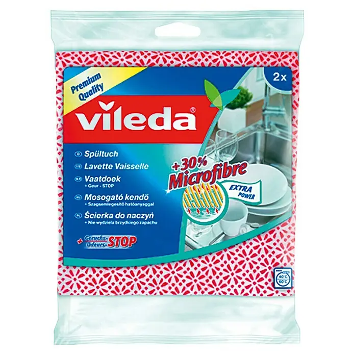 Vileda Spültuch - Mikrofaser, 2 Stk. - Vorderansicht