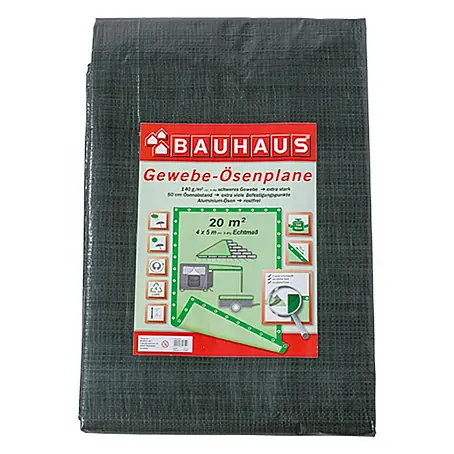 BAUHAUS  Afdekzeil met ogen
