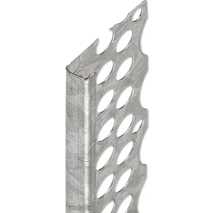 Catnic Trockenbau-Kantenprofil - 250 cm, Geeignet für: 1 mm Putzstärke, Aluminium - Linke Seitenansicht