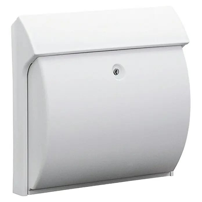 Burg-Wächter Briefkasten Classico - Weiß, DIN C4, 360 x 32 mm - Vorderansicht