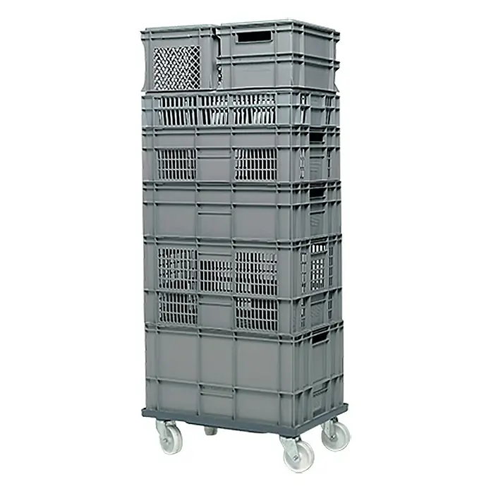 Transportni podložak sa kotačićima za Euro kutije - D x Š: 62 x 42 cm, Nosivost: 250 kg