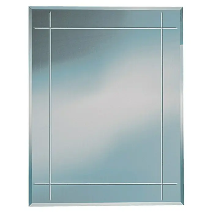Kristall-Form Fazetirano ogledalo Karo - 55 x 70 cm, Debljina: 4 mm - Pogled sprijeda