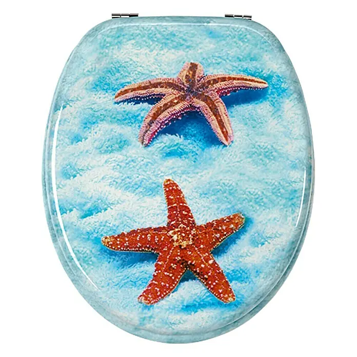 Poseidon WC ülőke Südsee - Kék/fehér/piros, MDF