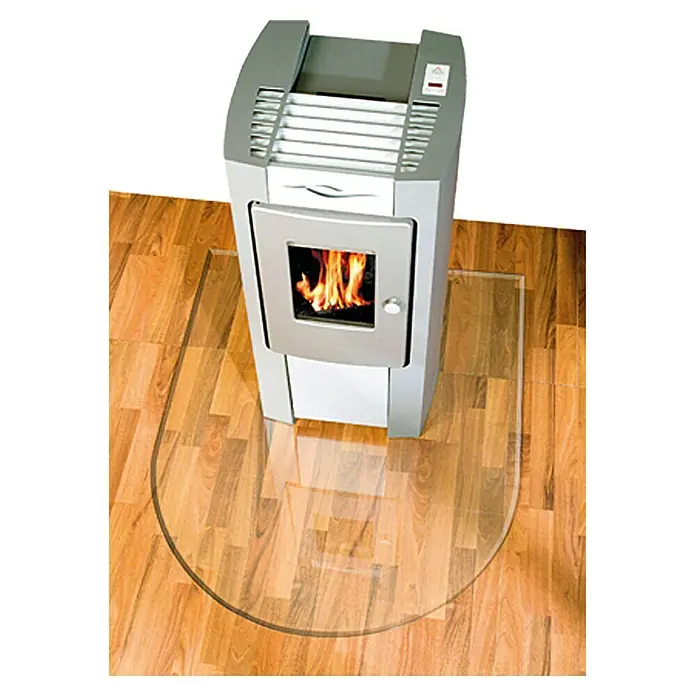 Lienbacher Glasbodenplatte - 100 x 120 cm, Gebogen