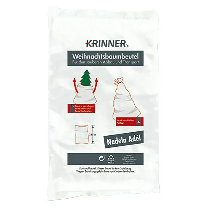 Krinner Basic Stojalo za božično drevo ekskluzivno za BAUHAUS - 28cm - S, Maksimalni premer debla: 9 cm, Maksimalna dolžina drevesa: 2 m
