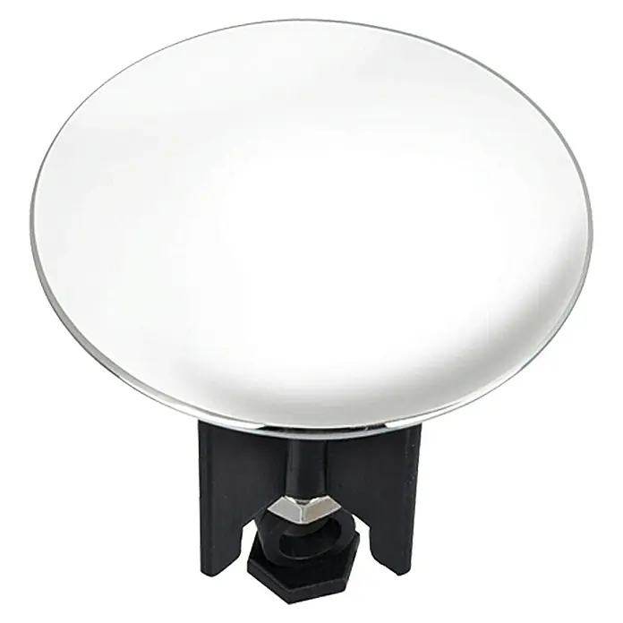 Wenko Čep za odvodni ventil za umivaonik Pluggy XL White - White, Promjer: 6,2 cm - Pogled sprijeda