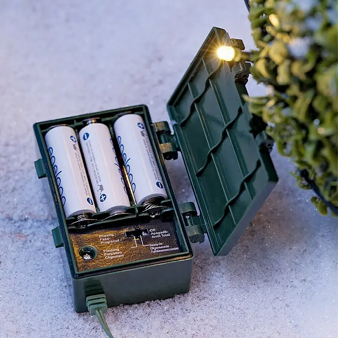 Tween Light Guirnalda luminosa LED - Para exterior, 160 luces, Longitud del cable: 25,85 m, Blanco cálido
