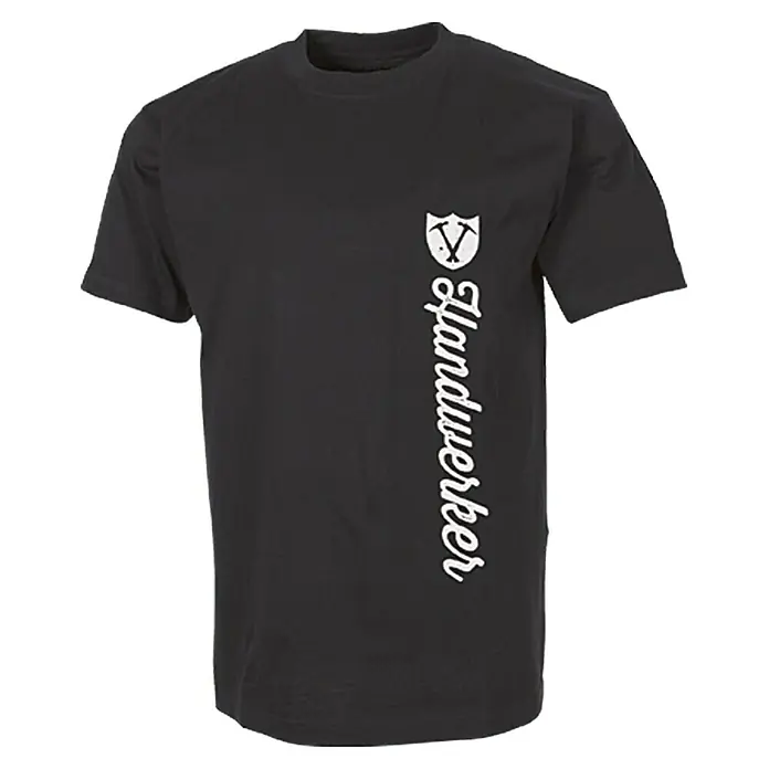 T-Shirt "Handwerker" - L, Schwarz
