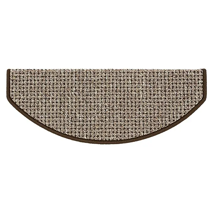 Astra Gazište za stepenice Kopenhagen - 28 x 65 cm, 100 % polipropilen, Smeđe boje - Pogled sprijeda