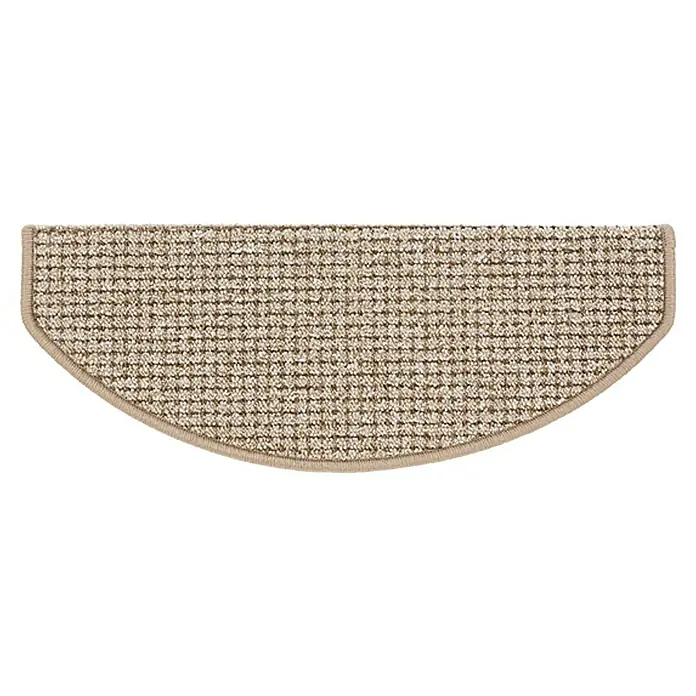 Astra Gazište za stepenice Kopenhagen - 28 x 65 cm, 100 % polipropilen, Bež boje - Pogled sprijeda