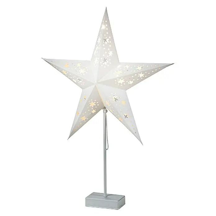 Tween Light LED csillag álló - Belső, Átmérő: 45 cm, Papír, Meleg fehér