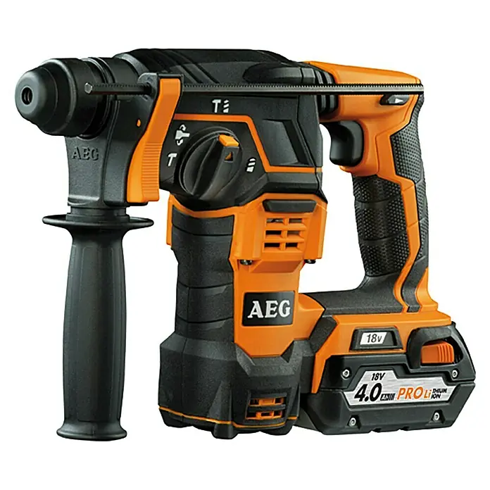 AEG Powertools Akku-Kombihammer BBH 18 - 18 V, Li-Ionen, 4 Ah, 2 Akkus, Einzelschlagstärke: 2,3 J, Leerlaufdrehzahl: 0 U/min - 1.400 U/min