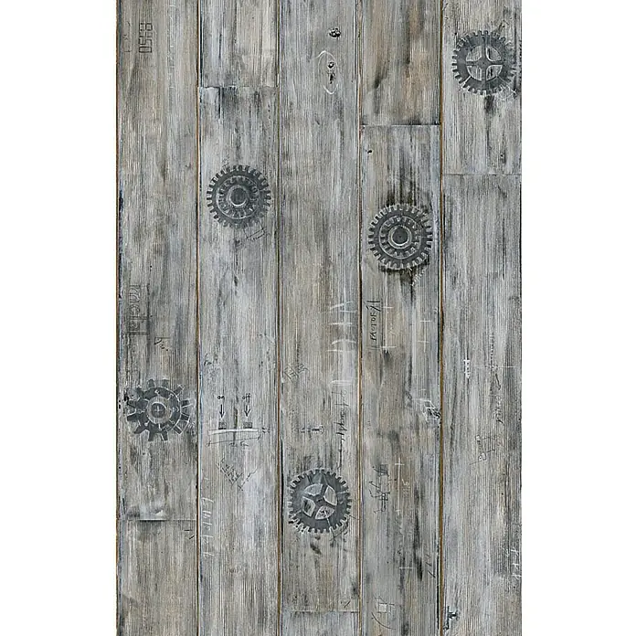 D-c-fix Holzoptikfolie - Paternoster, Braun, 200 x 45 cm, Selbstklebend