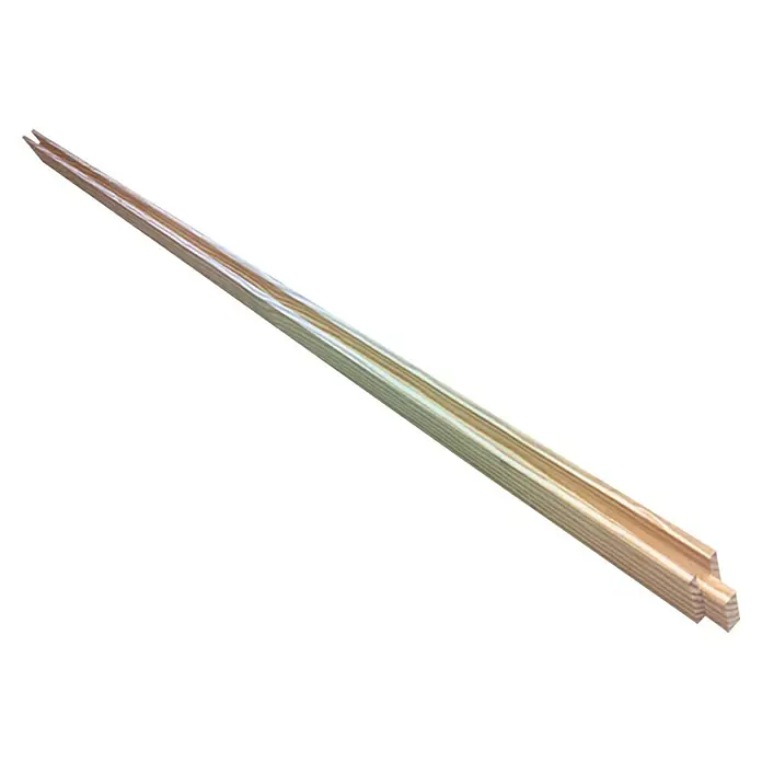 Randabschlussprofil - Kiefer, 1.200 x 45 x 22 mm - Linke Seitenansicht