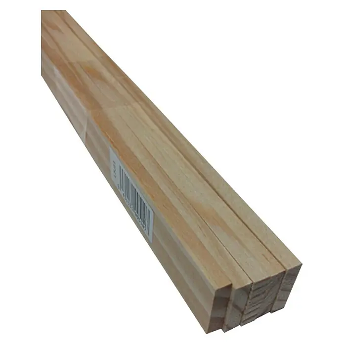 Abdeckleiste - Kiefer, 1.200 x 20 x 5 mm - Linke Seitenansicht