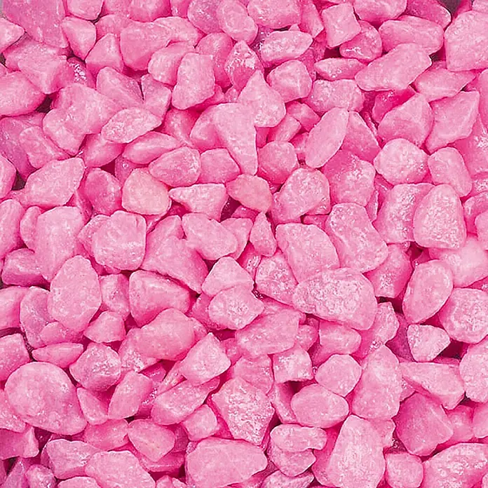 Deko-Steine - Pink, Korngröße: Ø 9 - 13 mm, 500 ml