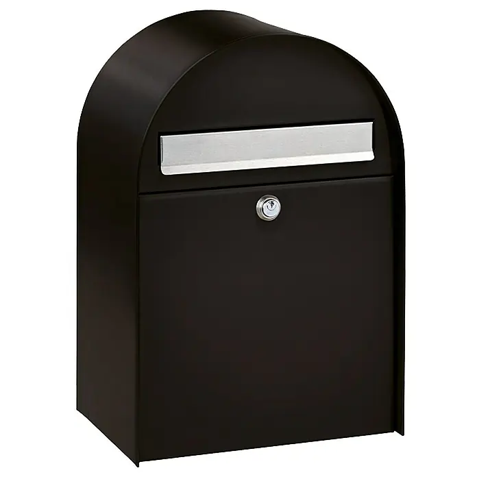 Burg-Wächter Briefkasten Nordic 680 - Format Einwurf: DIN C4, 242 x 33 mm, Stahl - Vorderansicht