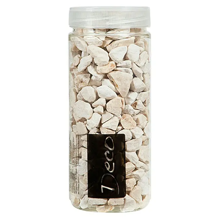 Deko-Steine - Creme, Korngröße: Ø 9 - 13 mm, 500 ml