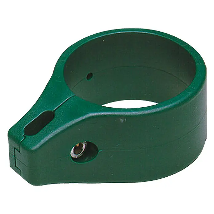 Torpfostenschelle - 1-fach, Grün, Durchmesser: 60 mm - Vorderansicht