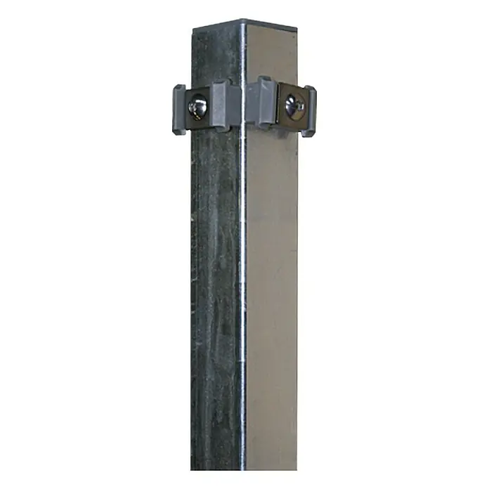 Hadra Eckpfosten Small - Höhe: 125 cm, Silber