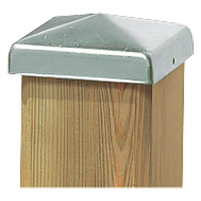 Pfostenkappe - 90 x 90 mm, Eckig, Metall