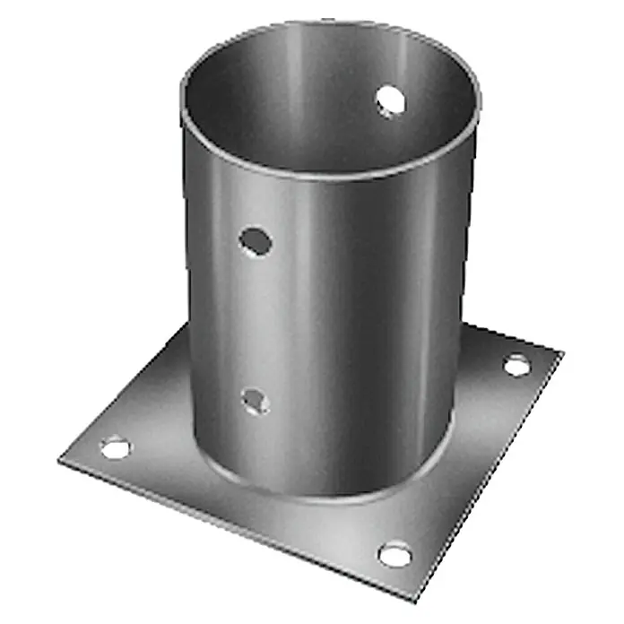 Čahura za grede - Promjer: 101 mm, Vatrom pocinčano, Metal