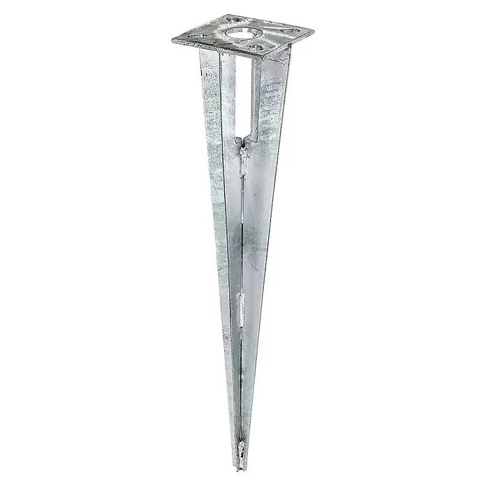 GAH Alberts Einschlagbodenhülse - Länge: 50 cm, Geeignet für: Zaunpfähle mit Ø 34 mm - Ansicht von oben