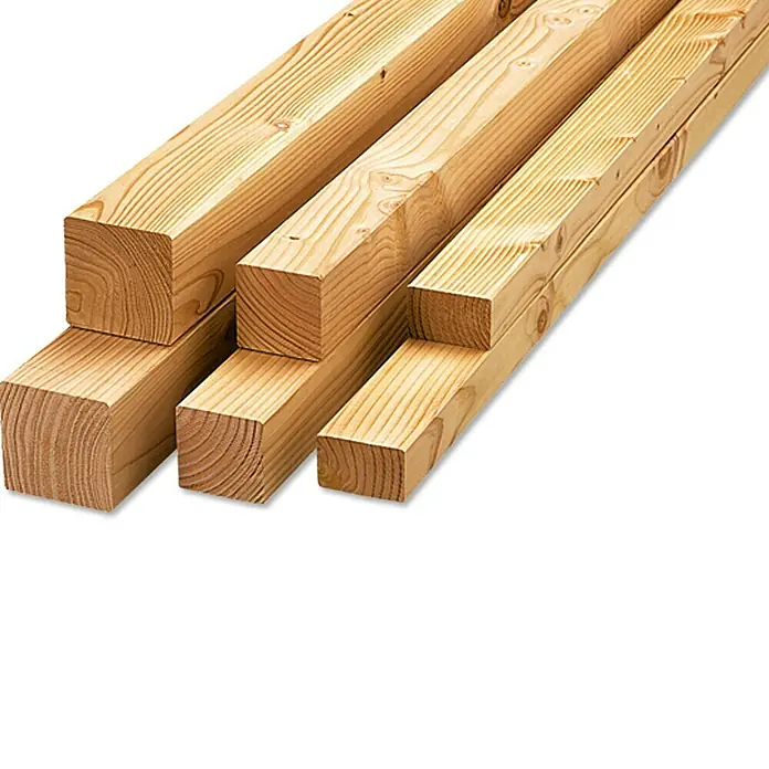 Konstrukcijsko drvo - 300 x 7 x 4,5 cm, Duglazija, Izglačano blanjanjem - Pogled s lijeve strane