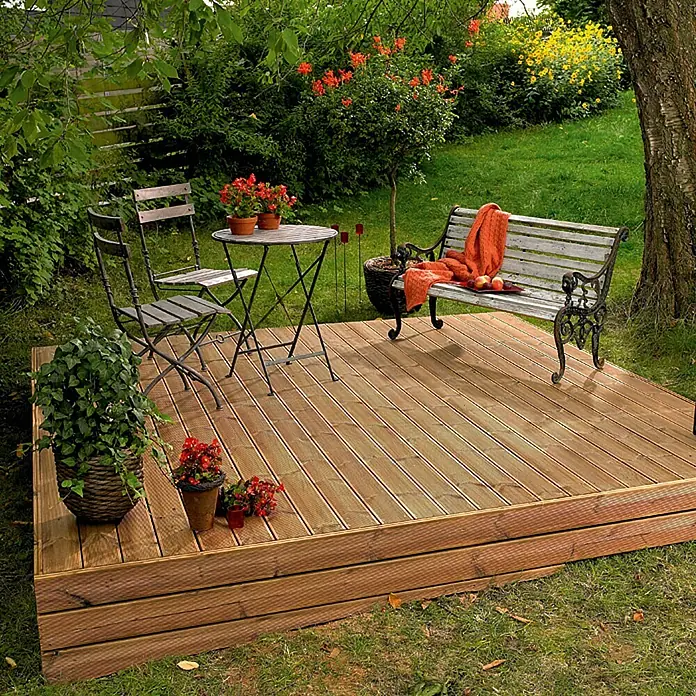 Tarima para terraza - Pino, L x An x Es: 300 x 11,7 x 2,6 cm