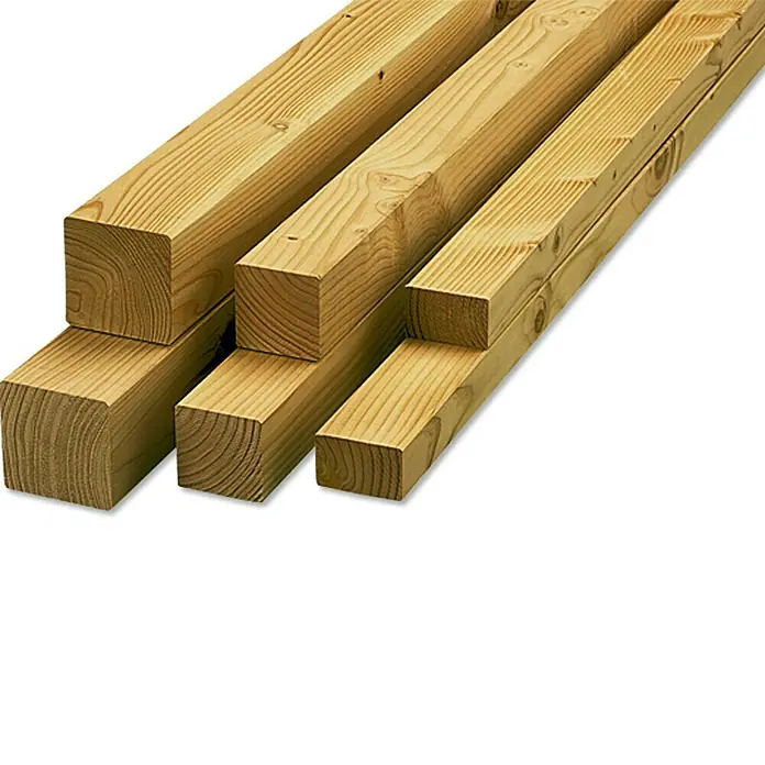Rettenmeier Traviesa de madera Outdoorwood - L x An x Es: 300 x 6,8 x 1 cm - Vista de perfil izquierdo